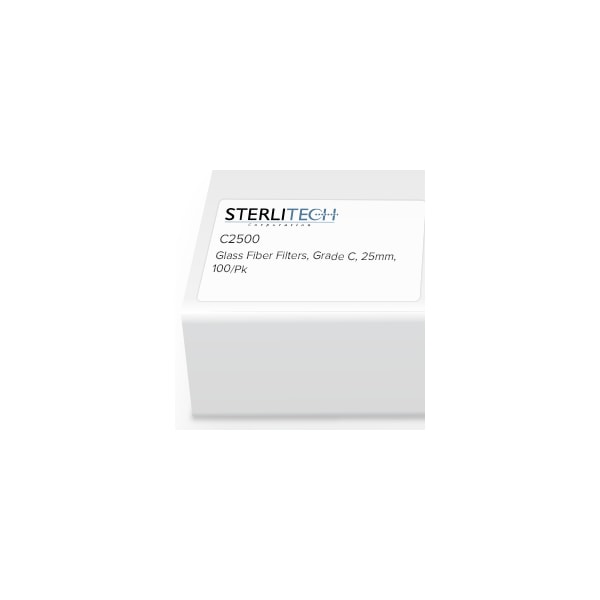 Grade C Borosilicate Glass Microfiber, 25mm, PK100
